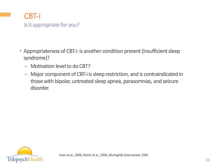 CBT-i slide presentation