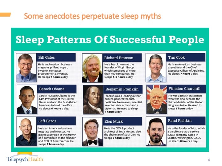 Some anecdotes perpetuate sleep myths slide presentation