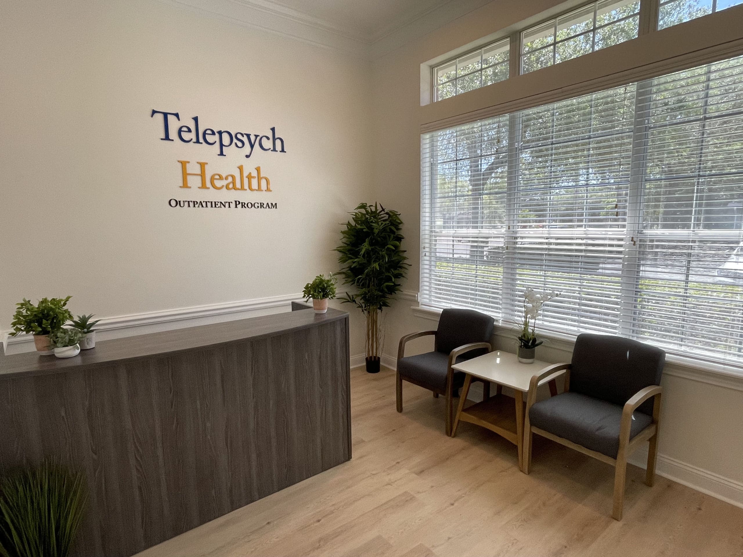 entrance to telepsychhealth office complex